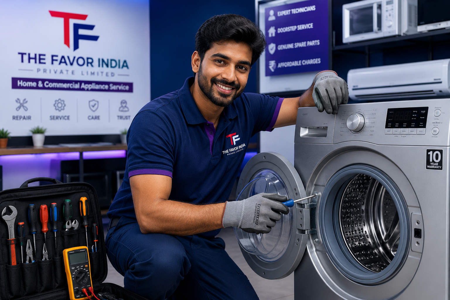 Professional appliance technician
